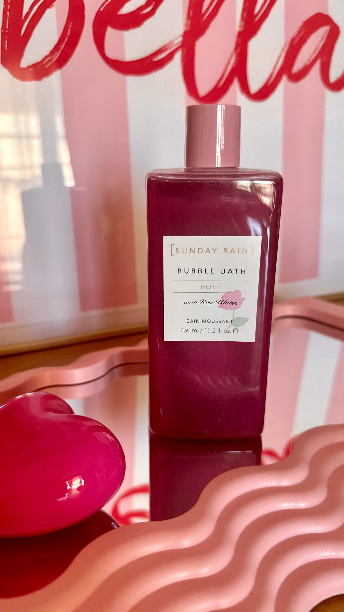 Rose de bain moussant