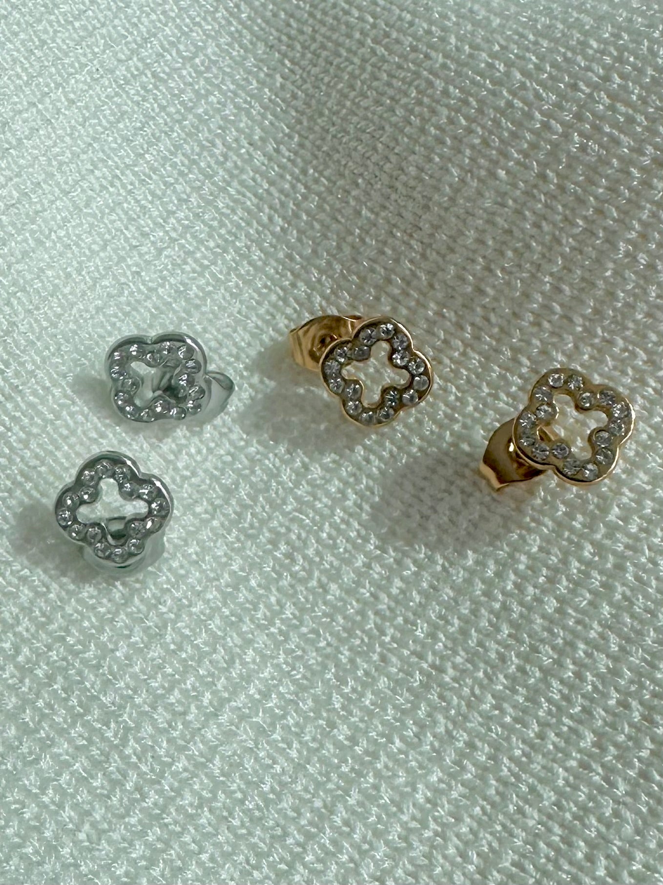 Boucles d’oreilles trèfle