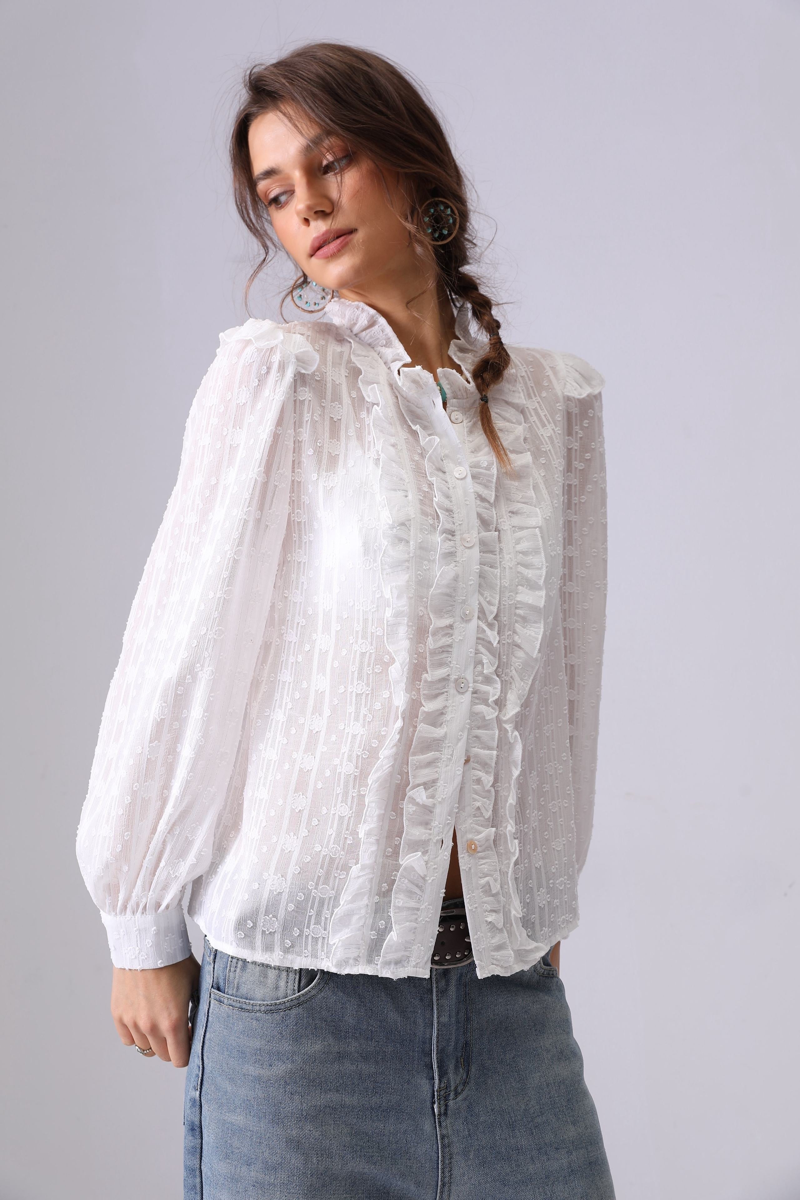 Chemise broderie