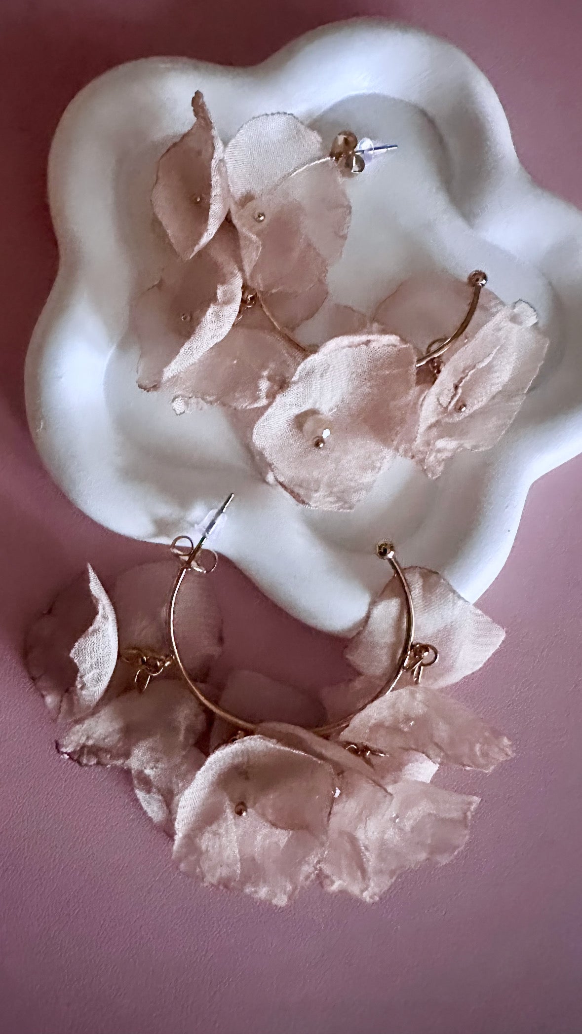 Boucles d’oreilles fleurs