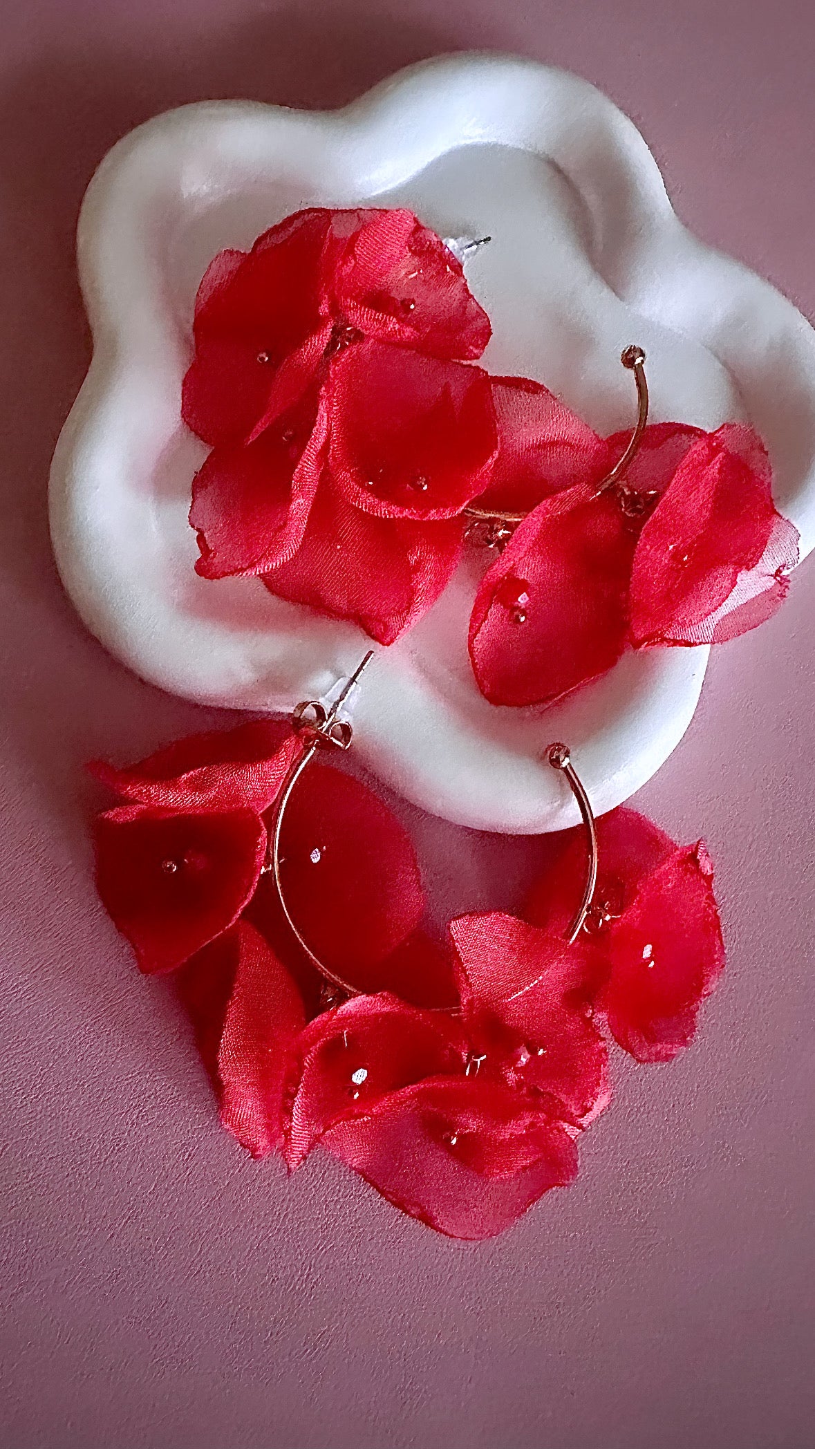 Boucles d’oreilles fleurs