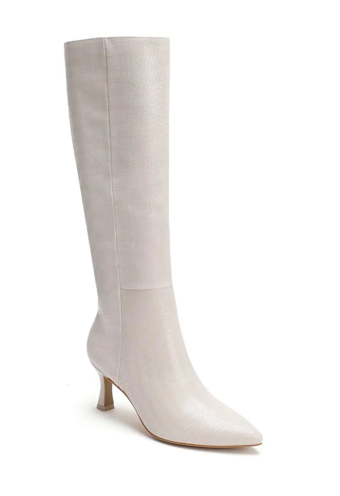 Bottes beige mango sale