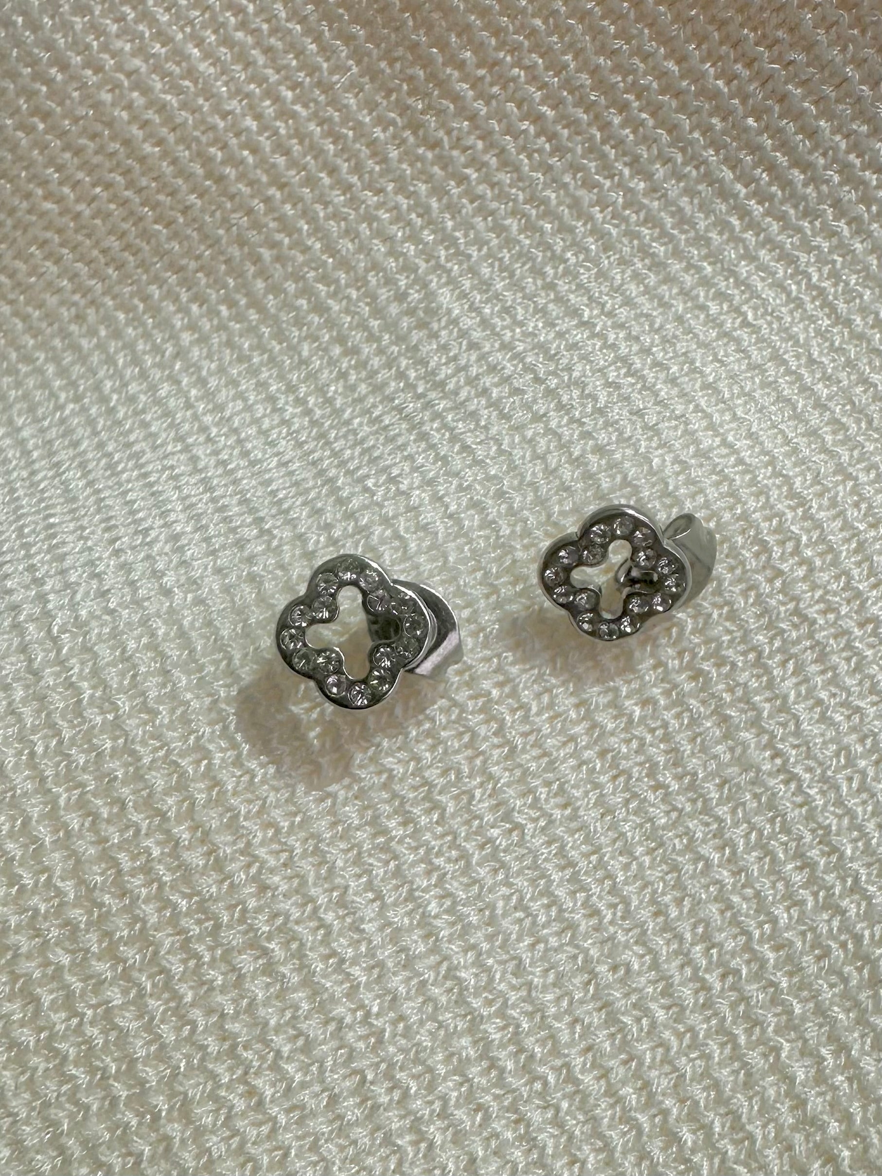 Boucles d’oreilles trèfle
