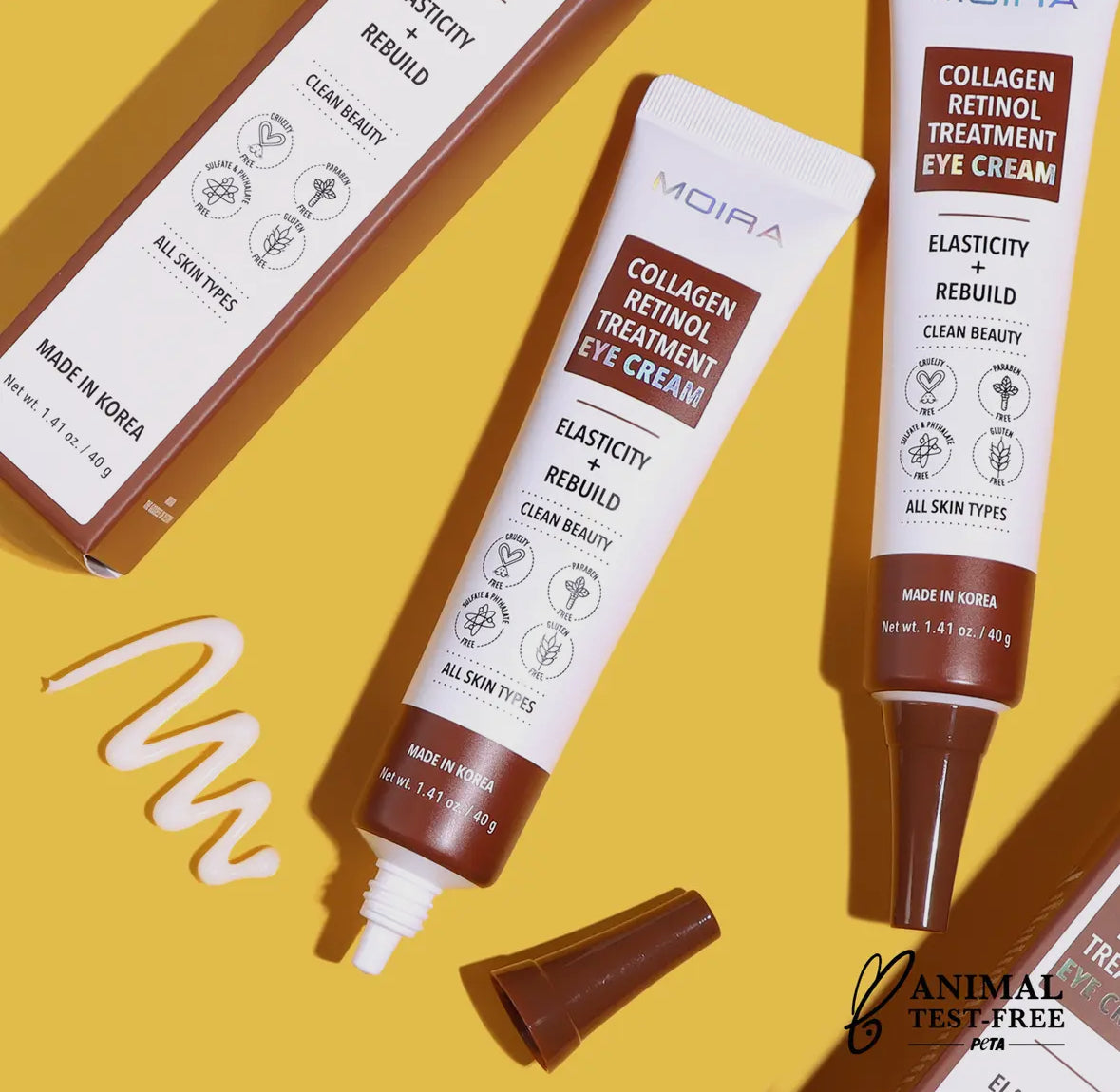Crème contour des yeux au collagène et retinol
