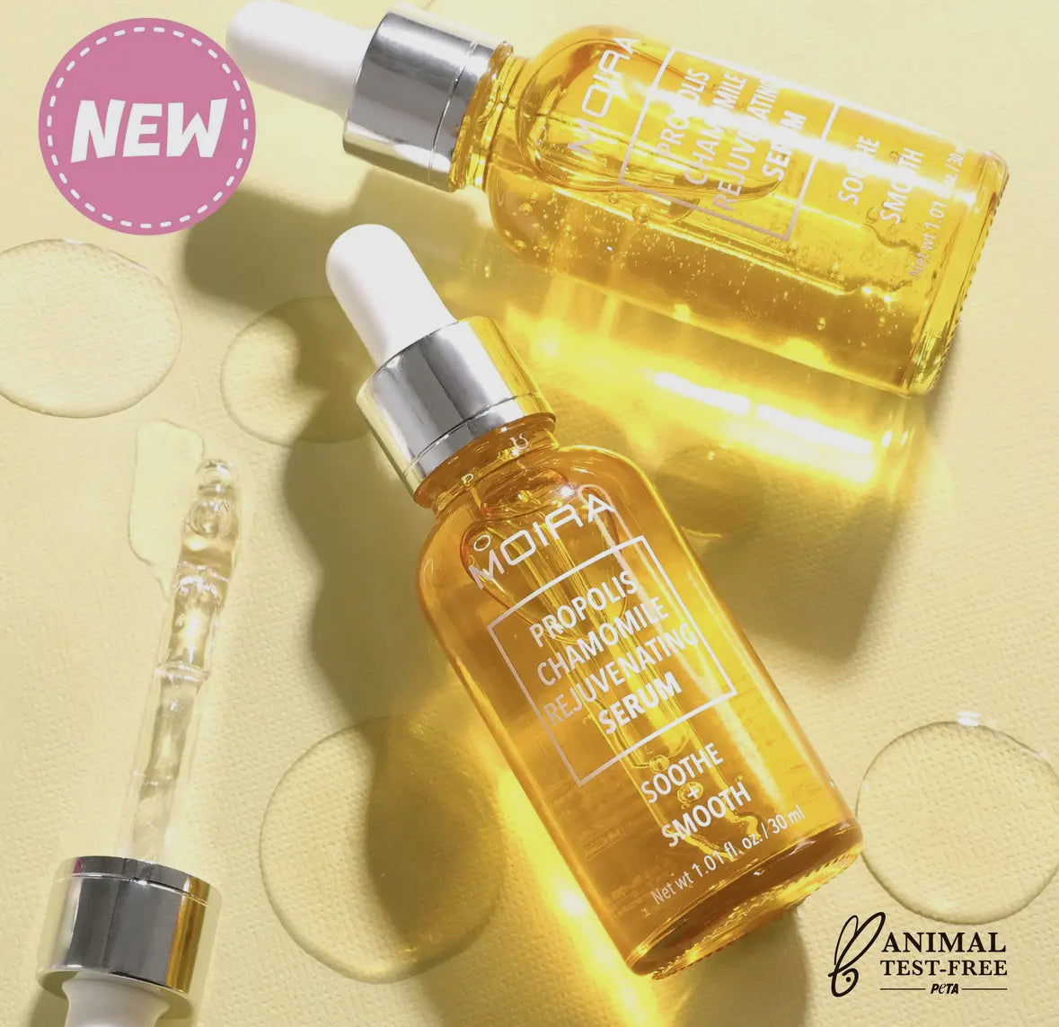 Le sérum rajeunissant à la camomille et à la propolis
