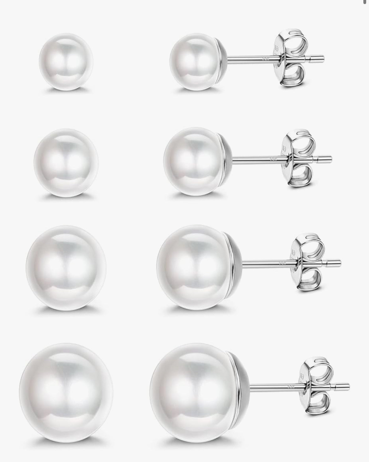 Ensemble boucles perles