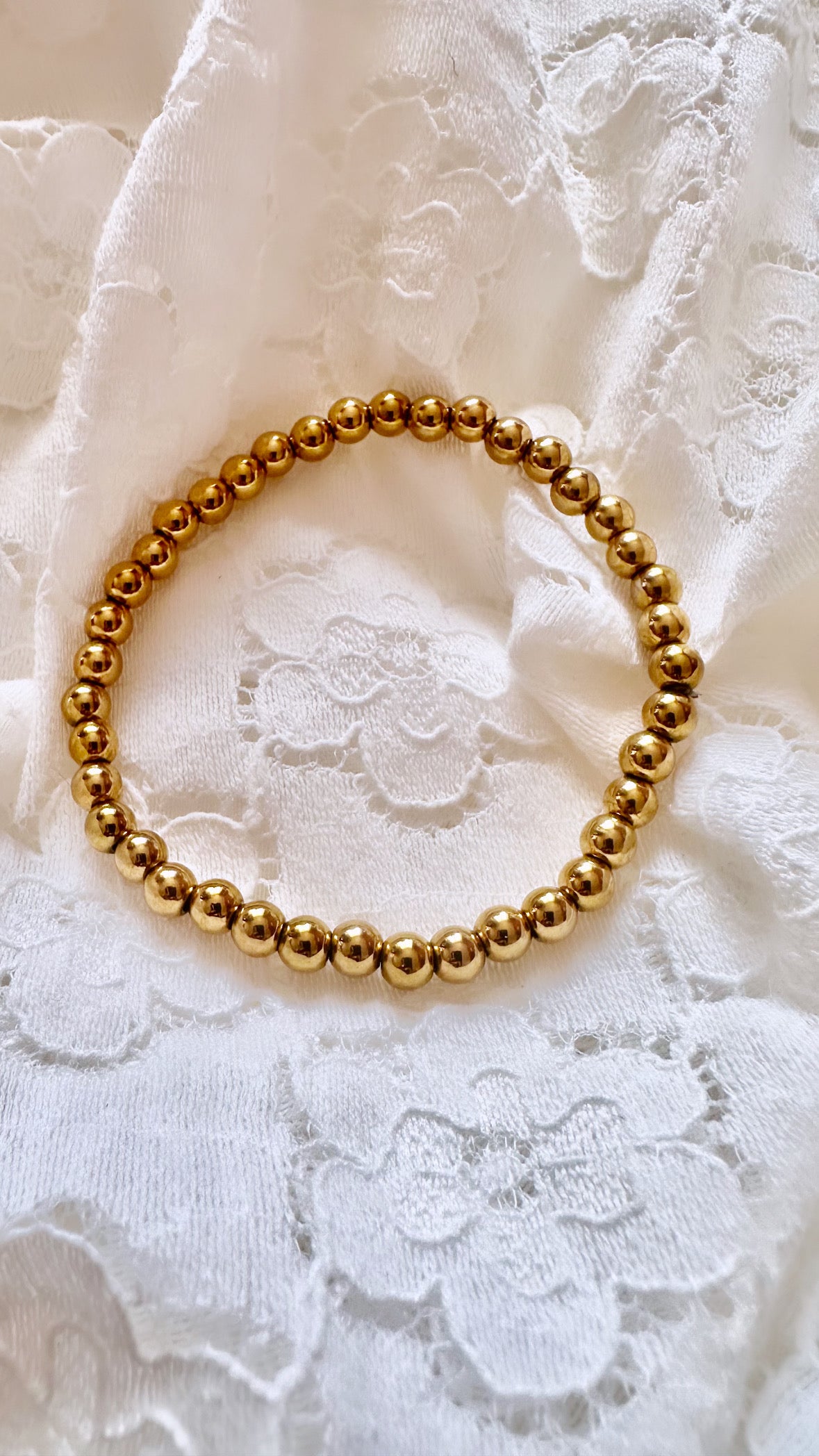 Bracelet boules élastique